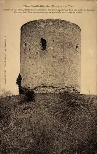 Ak Neaufles Saint Martin Eure, Turm