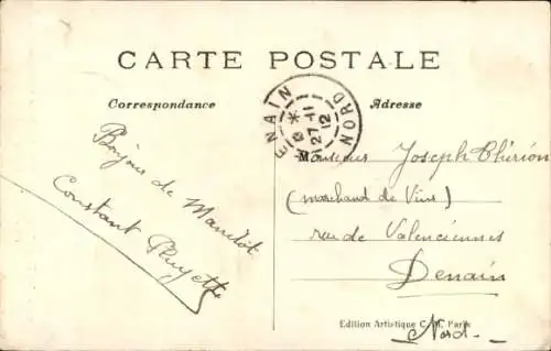 Ak Vernon Eure, Tour des Archives
