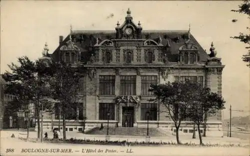 Ak Boulogne sur Mer Pas de Calais, Hotel des Postes