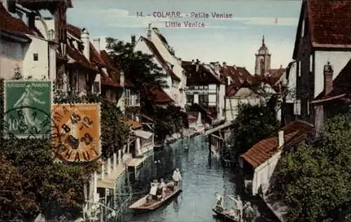 Ak Colmar Kolmar Elsass Haut Rhin, Klein Venedig