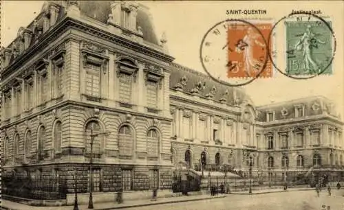 Ak Saint Quentin Aisne, Justizpalast