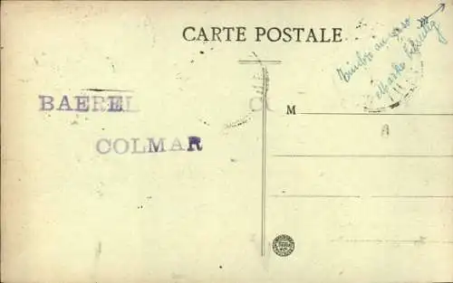 Ak Colmar Kolmar Alsace Haut Rhin, Gesamtansicht