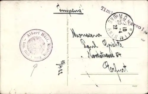 Ak Le Bonhomme Diedolshausen Elsass Haut Rhin, Straßenpartie m. Judenburg, Wohnhäuser