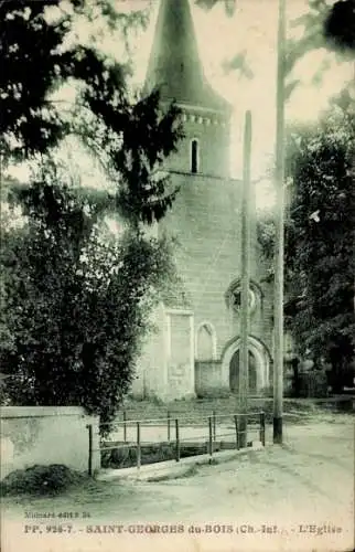 Ak Saint Georges du Bois Maine et Loire, Kirche