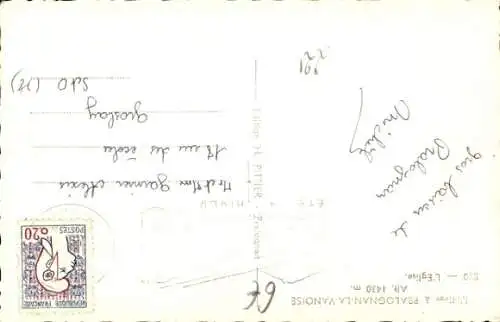 Ak Pralognan la Vanoise Savoie, Kirche