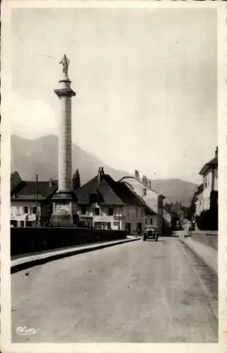 Ak Bonneville Haute Savoie, Charles-Albert-Säule