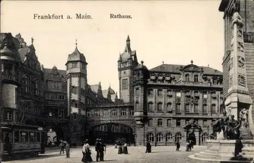 Ak Frankfurt am Main, Rathaus