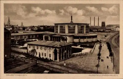 Ak Gelsenkirchen im Ruhrgebiet, Ausstellungshallen