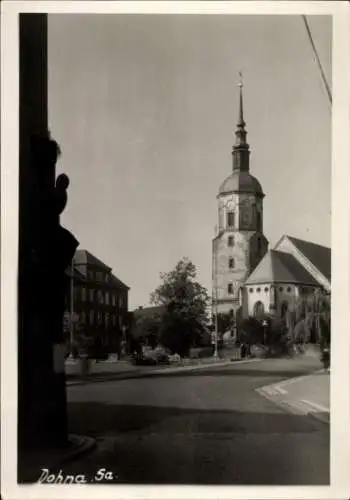 Foto Ak Dohna in Sachsen, Kirche