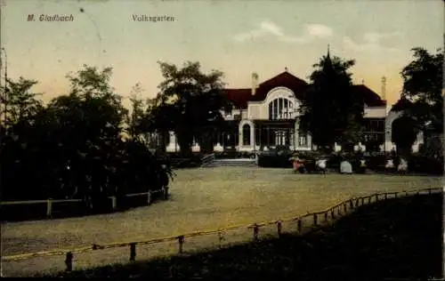 Ak Mönchengladbach am Niederrhein, Volksgarten