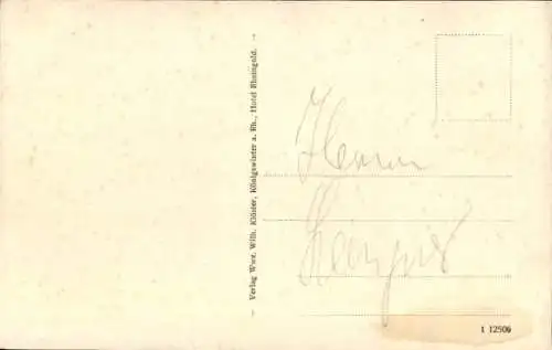 Ak Königswinter am Rhein, Untere Rheinallee, elektrische Straßenbahn