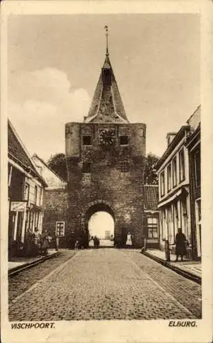 Ak Elburg Gelderland, Vischpoort