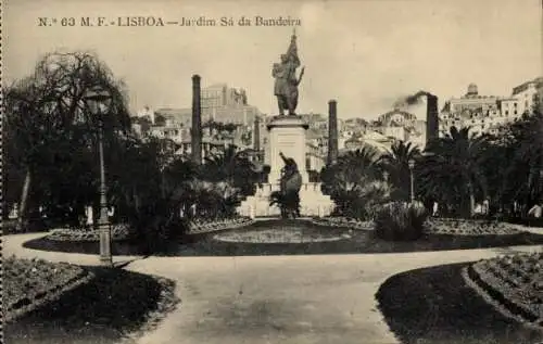 Ak Lisboa Lissabon Portugal, Jardim Sá da Bandeira