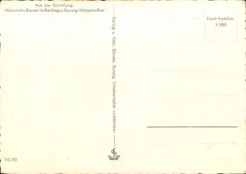 Ak Toruń Thorn Westpreußen, Brückentor und Junkerhof, um 1470