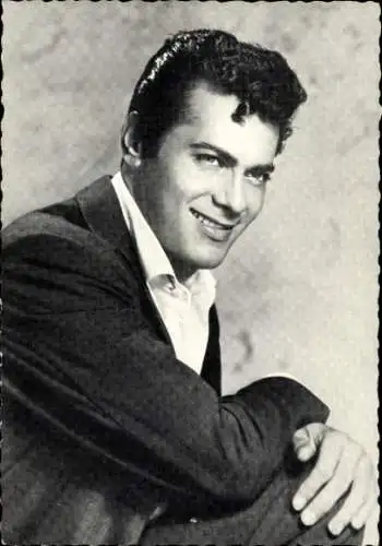 Ak Schauspieler Tony Curtis, Portrait, Autogramm