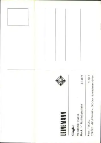 Ak Gruppe Leinemann, Portraits, Autogramm