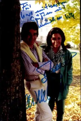 Ak Schauspieler und Sänger Renate und Werner Leismann, Portrait, Autogramm