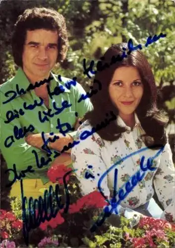 Ak Schauspieler und Sänger Renate und Werner Leismann, Portrait, Autogramm