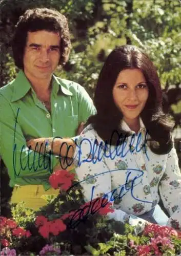 Ak Musikband Renate und Werner Leismann, Portrait, Autogramm