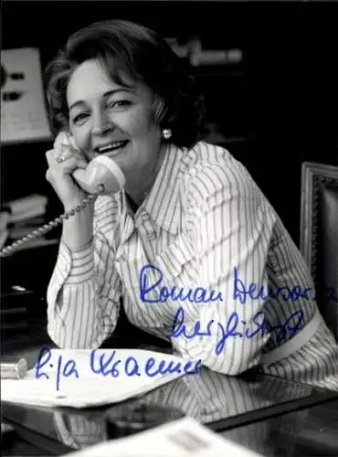 Ak Schauspielerin Lisa Kraemer, Portrait, Autogramm