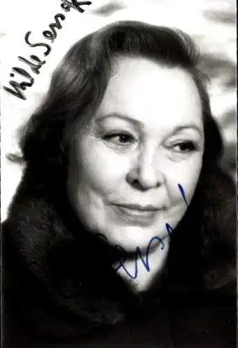 Ak Schauspielerin Hilde Sessak, Portrait, Autogramm