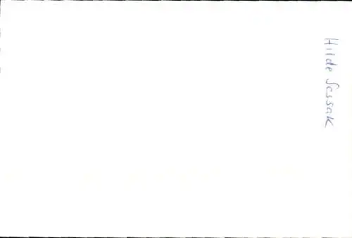 Ak Schauspielerin Hilde Sessak, Portrait, Autogramm