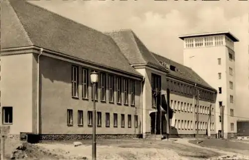 Ak Aue im Erzgebirge Sachsen, Mittelschule am Zeller Berg