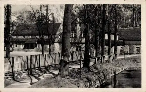 Ak Affalter Lößnitz im Erzgebirge Sachsen, Jugendherberge Clara Zetkin