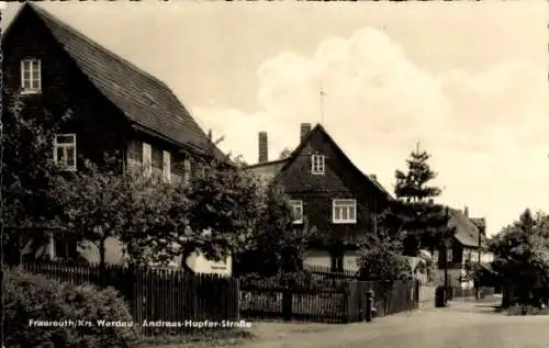 Ak Fraureuth in Sachsen, Andreas Hupfer Straße