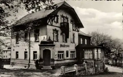 Ak Augustusburg im Erzgebirge, HO Hotel Waldfrieden