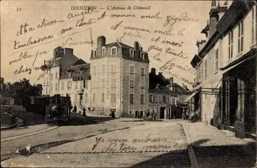 Ak Issoudun-Indre, L’Avenue de Chinault