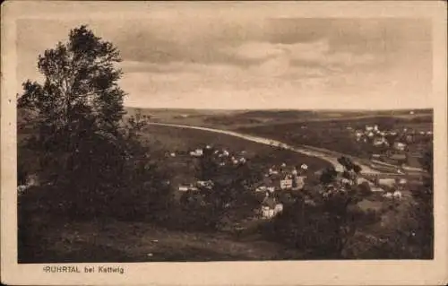 Ak Kettwig Essen im Ruhrgebiet, Ruhrtal, Panorama