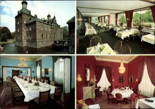 Ak Kettwig Essen im Ruhrgebiet, Hotel Restaurant Schloss Hugenpoet