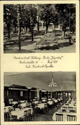 Ak Kettwig Essen im Ruhrgebiet, Gartenstadt, Hotel Restaurant Jägerhof, Bahnhofstraße 15