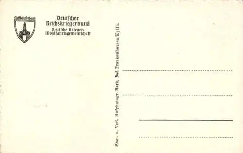 Ak Rathsfeld Steinthaleben Kyffhäuserland in Thüringen, Krieger Erholungsheim, Schloss, Gästezimmer