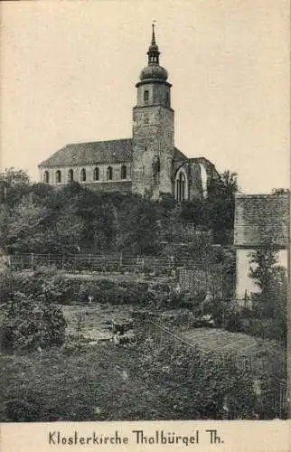 Ak Thalbürgel Bürgel in Thüringen, Klosterkirche