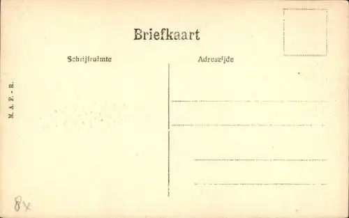 Passepartout Ak Niederlande, Volkstracht, Op weg naar huis