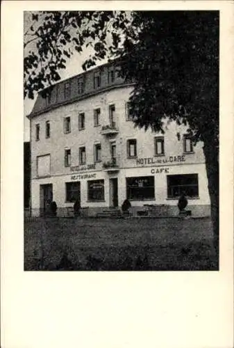 Ak Consdorf Luxemburg, Hotel de la Gare, Restaurant