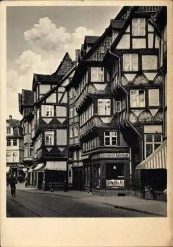 Ak Braunschweig in Niedersachsen, Flohwinkel, Eulenspiegel Butterhaus