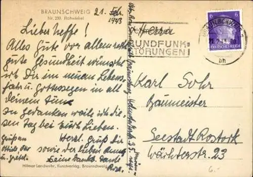 Ak Braunschweig in Niedersachsen, Flohwinkel, Eulenspiegel Butterhaus