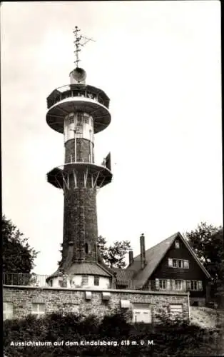 Ak Littfeld Kreuztal in Westfalen, Kindelsberg, Aussichtsturm