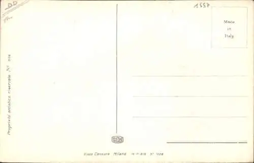 Künstler Ak Junge Frau mit einem Pferdeschwanz, Portrait