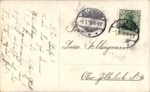 Ak Glückwunsch Geburtstag, Junge Frau mit Blütenzweigen