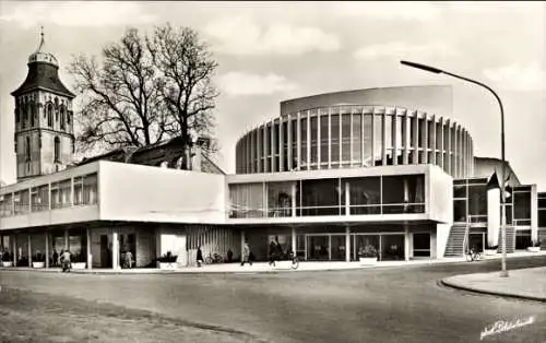 Ak Münster in Westfalen, Neues Theater, Außenansicht