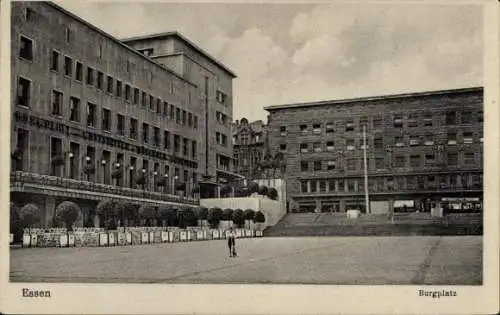 Ak Essen im Ruhrgebiet, Burgplatz