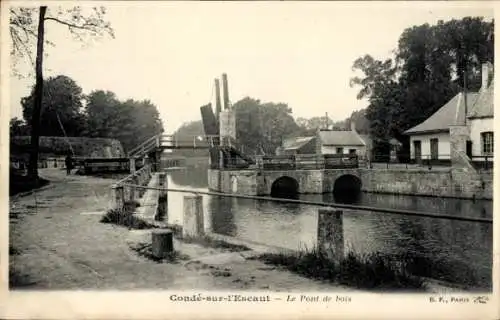 Ak Condé sur l'Escaut Nord, Le Pont de bois