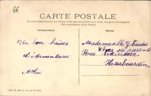 Ak Armentières Nord, Ecole Professionnelle