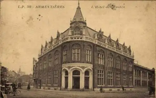 Ak Armentières Nord, L'Hotel des Postes