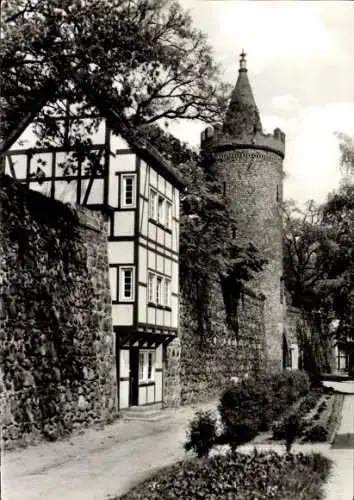 Ak Neubrandenburg in Mecklenburg, Stadtmauer mit Wiekhaus und Mönchtum