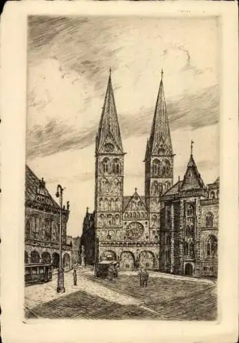 Ak Hansestadt Bremen, Dom